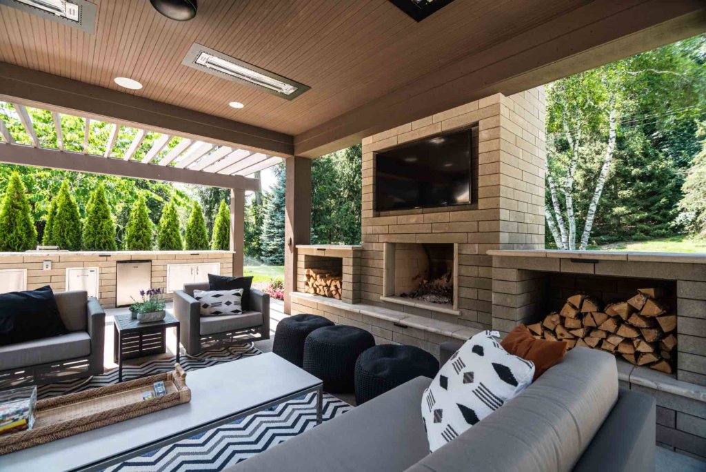 Outdoor fireplace Franklin, MI shade structures in Michigan Michigan shade solutions Outdoor shade Michigan Shade canopy Michigan Detroit shade structures Grand Rapids outdoor shading Ann Arbor shade canopies Lansing shade sail installation Outdoor Fire Features Fire Pit Designs Fire Feature Ideas Gas Fire Pits Outdoor Fireplaces Fire Pit Installation Custom Fire Features Backyard Fire Features Fire Pit Safety Fire Feature Accessories Fire Feature Landscaping Fire Feature Inspiration outdoor kitchen, outdoor bar, outdoor kitchen ideas, patio ideas, patio design ideas, design outdoor kitchens, open kitchen, outdoor cooking, small backyard patio ideas, bbq grill, outdoor grill, bbq grills, built in grill, Antonelli Landscape