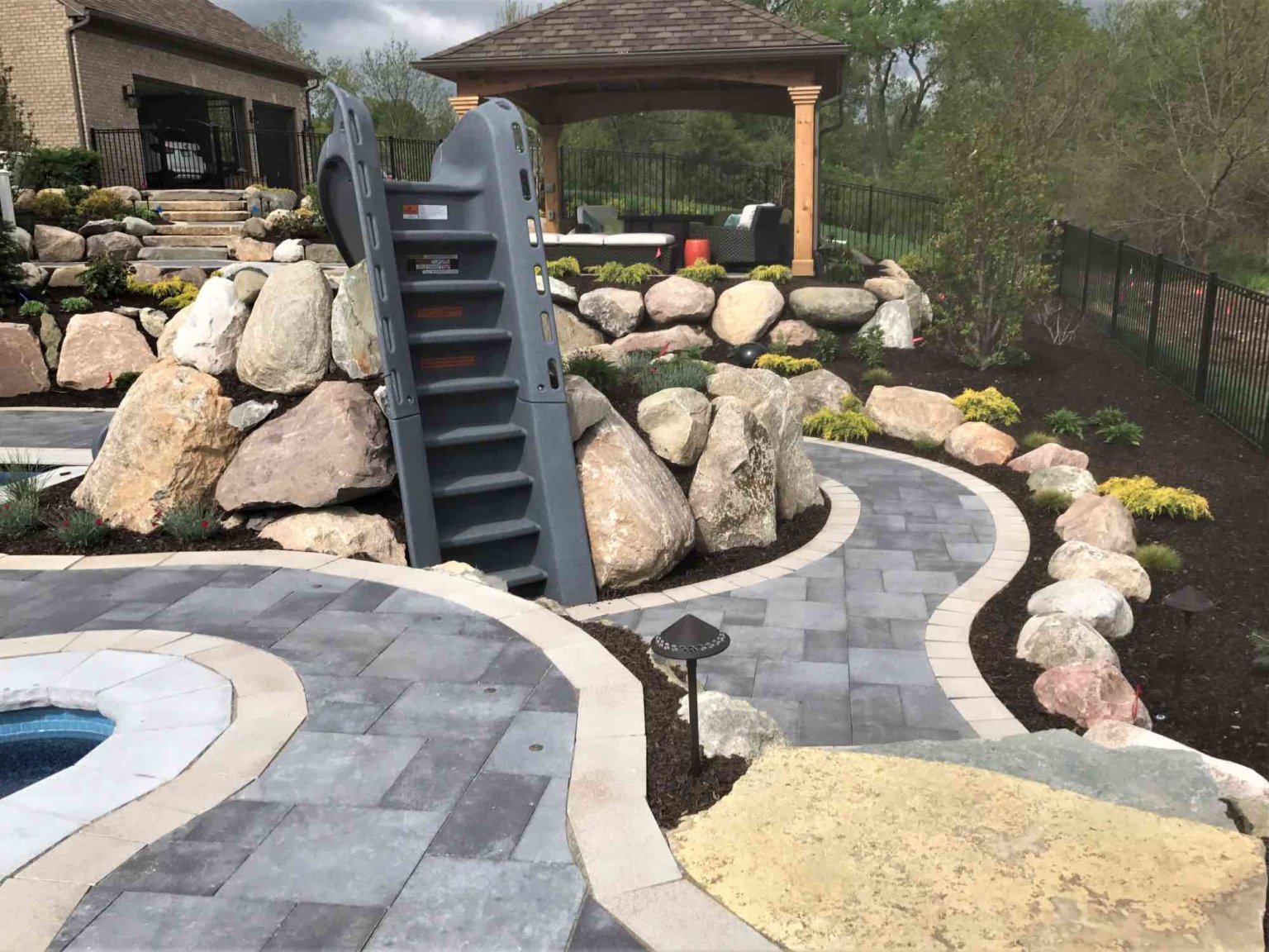 cedar gazebo se michigan Outdoor living space Michigan Landscape Design Landscape Design Services in Michigan Professional Landscape Design Michigan Michigan Landscape Architects Best Landscape Designers in Michigan Michigan Residential Landscape Design Custom Landscape Design Michigan Michigan Garden Design