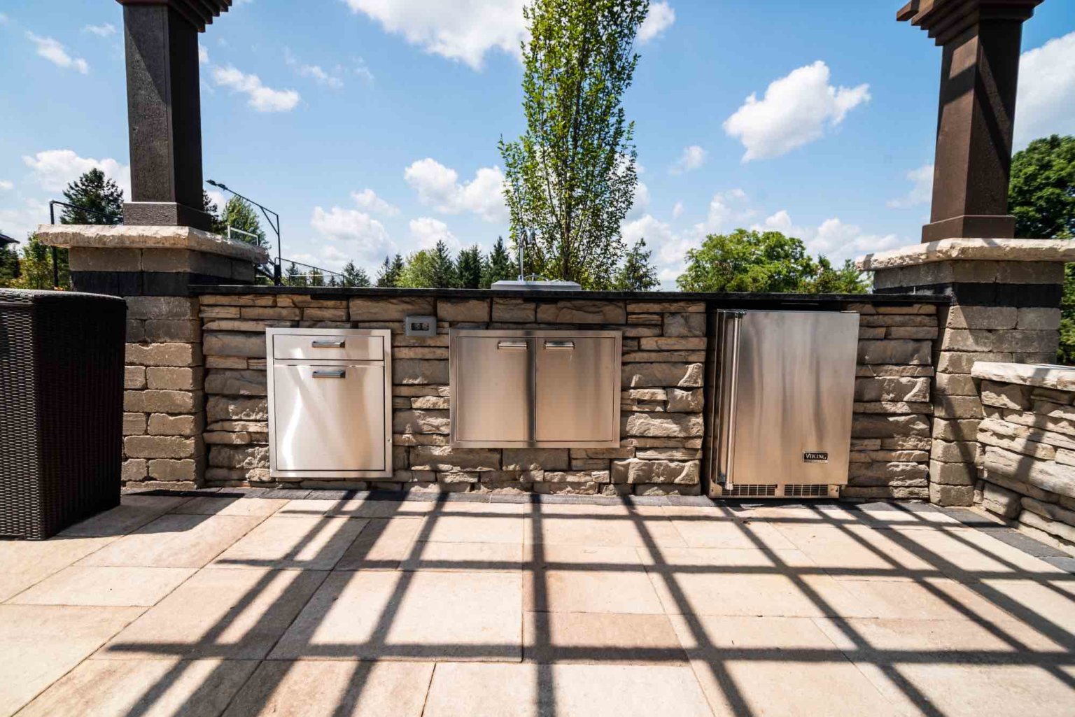 outdoor kitchen, outdoor bar, outdoor kitchen ideas, patio ideas, patio design ideas, design outdoor kitchens, open kitchen, outdoor cooking, small backyard patio ideas, bbq grill, outdoor grill, bbq grills, built in grill, Antonelli Landscape, Antonelli Landscape pool spa, outdoor grilling station, pavers near me, unilock pavers, custom backyard kitchen