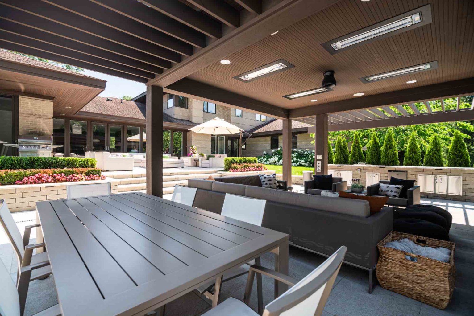 Poolside Pergola Franklin, MI Pergola Designs Outdoor Pergolas Pergola Ideas Custom Pergola Construction Pergola Kits Pergola Installation Pergola Shade Solutions Modern Pergolas Wooden Pergolas Metal Pergolas Pergola Design Inspiration Pergola Landscaping Pergola Decorating shade structures in Michigan Michigan shade solutions Outdoor shade Michigan Shade canopy Michigan Detroit shade structures custom cedar pergola