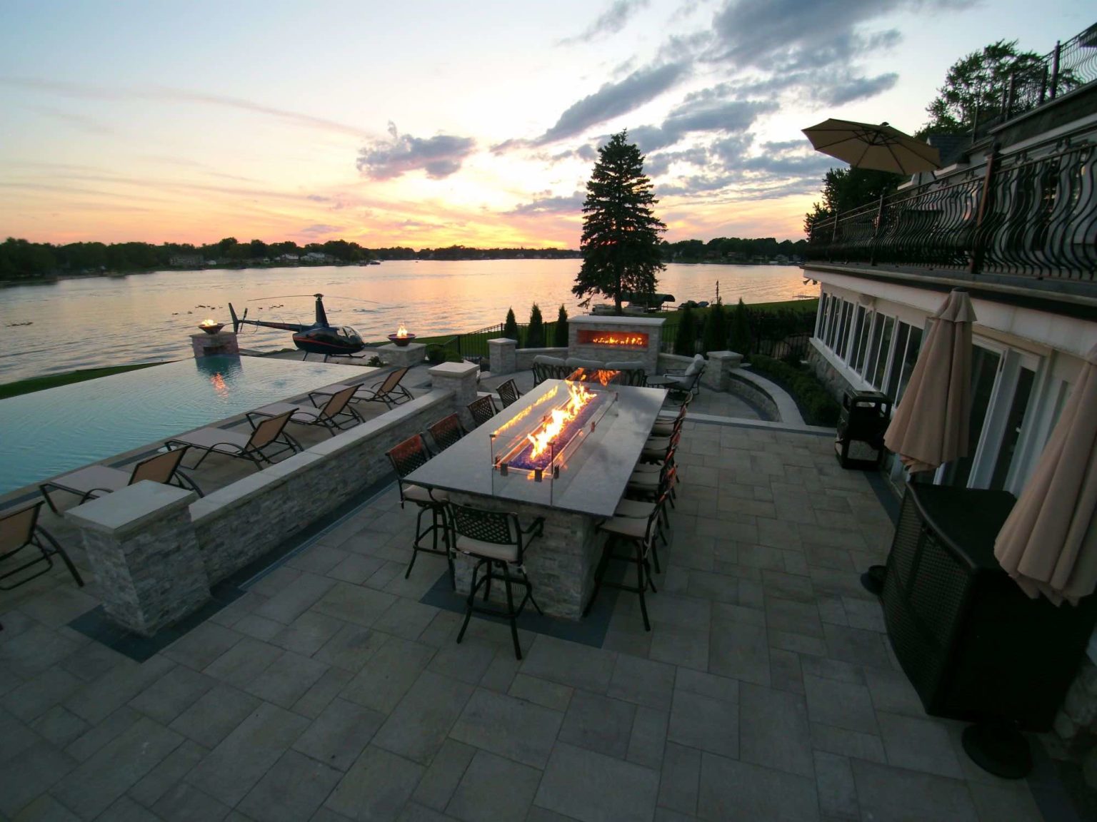 Patio designs detroit mi Patio company Outdoor living contractor oak Backyard pool ideas detroit Landscape lighting Oakland twp mi