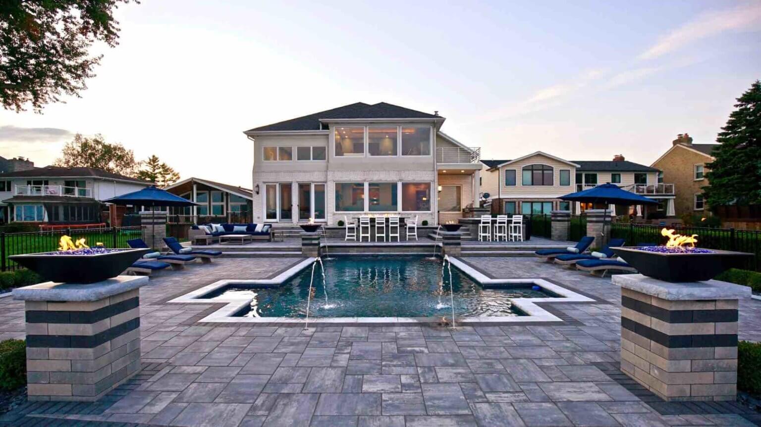 view of lakeside pool and patio gunite inground pool builders in Chesterfield Township Michigan Gunite Pool Construction Custom Gunite Pool Designs Gunite Pool Installation Gunite Pool vs. Vinyl Pool Gunite Pool Benefits Gunite Pool Cost Gunite Pool Maintenance Michigan Landscape Design Landscape Design Services in Michigan Professional Landscape Design Michigan Michigan Landscape Architects Best Landscape Designers in Michigan Michigan Residential Landscape Design Custom Landscape Design Michigan Michigan Garden Design Landscape Planning Michigan Landscape Installation Michigan pool and spa design Metro Detroit Metro Detroit pool and spa experts Custom pool design Metro Detroit Spa installation in Metro Detroit Metro Detroit outdoor spa design Residential pool design Metro Detroit Metro Detroit luxury pool and spa Pool and spa renovation Metro Detroit Metro Detroit backyard pool design Metro Detroit pool and spa builders Metro Detroit pool and spa contractors