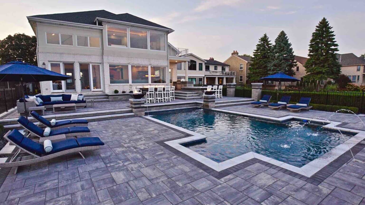 view of lakeside pool and patio Gunite Pool Construction Custom Gunite Pool Designs Gunite Pool Installation Gunite Pool vs. Vinyl Pool Gunite Pool Benefits Gunite Pool Cost Gunite Pool Maintenance pool and spa design Metro Detroit Metro Detroit pool and spa experts Custom pool design Metro Detroit Spa installation in Metro Detroit Metro Detroit outdoor spa design Residential pool design Metro Detroit Metro Detroit luxury pool and spa Pool and spa renovation Metro Detroit Metro Detroit backyard pool design Metro Detroit pool and spa builders Metro Detroit pool and spa contractors Custom inground pools Backyard pool ideas detroit Outdoor living contractor oak