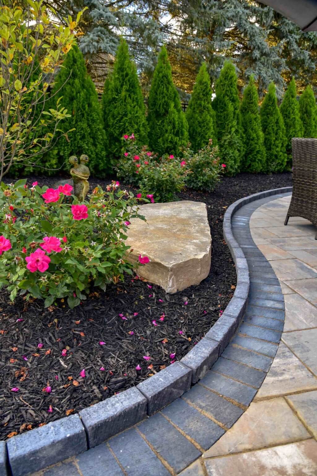 poolside landscaping details softscape design