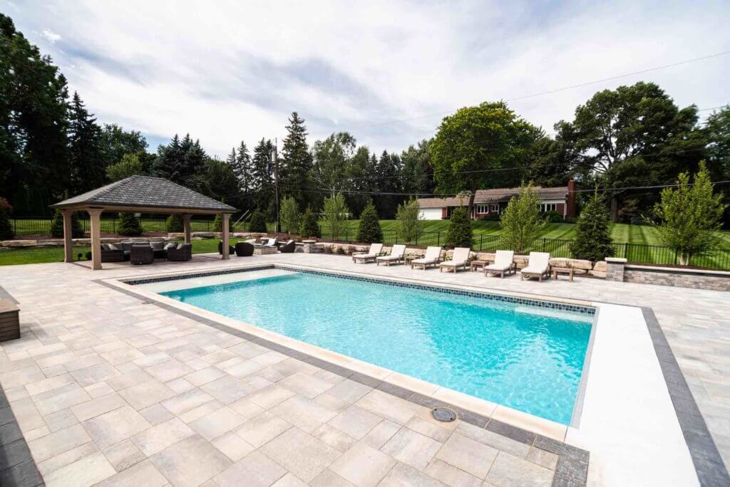 backyard pool designs professional pool design & installation Antonelli Landscape