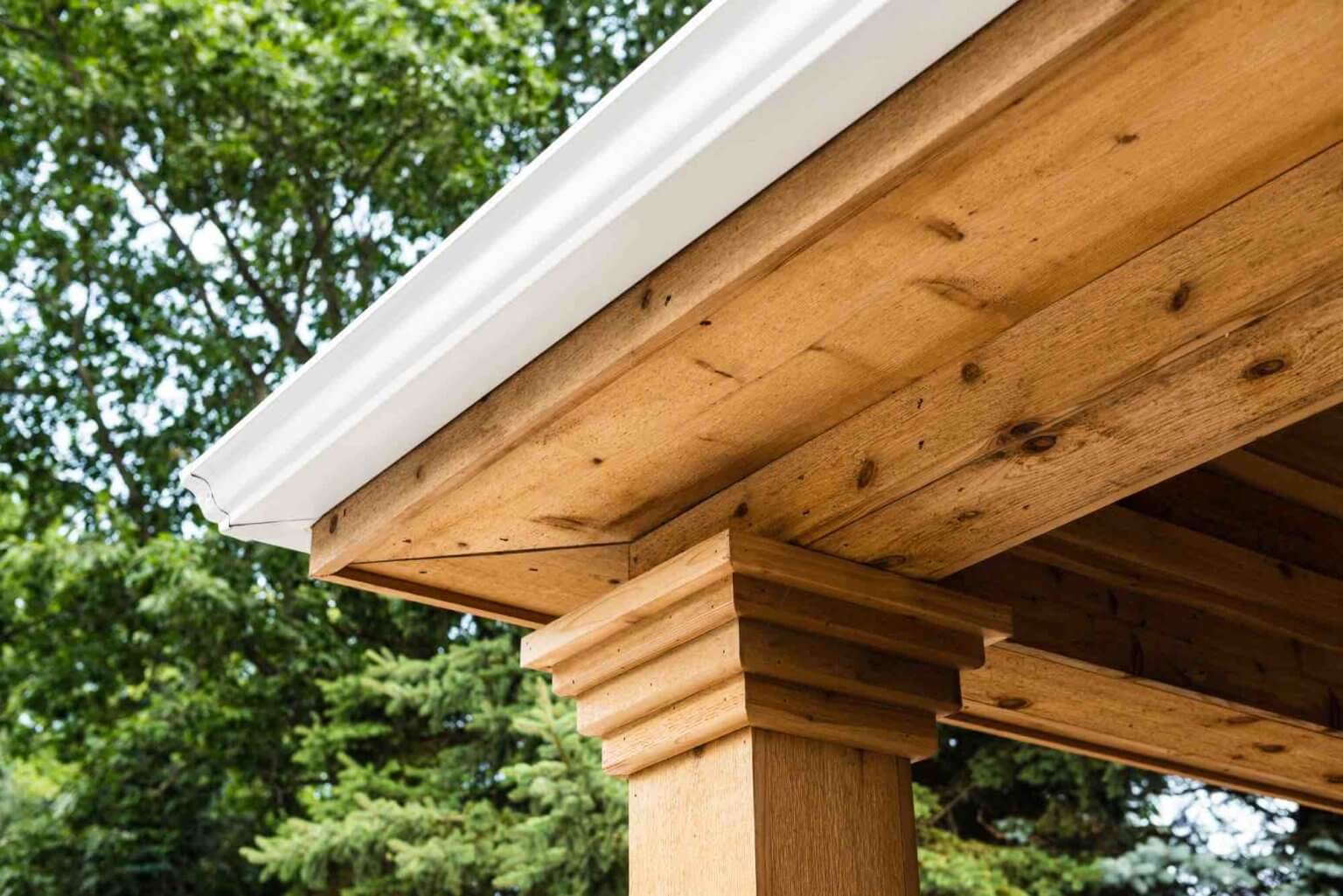 structure detail of outdoor kitchen