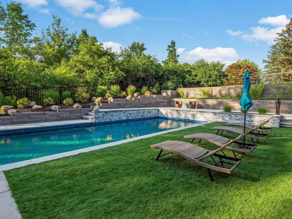 Backyard Zen - Bloomfield Township retaining pools bloomfield twp michigan pool and spa design Metro Detroit Metro Detroit pool and spa experts Custom pool design Metro Detroit Spa installation in Metro Detroit Metro Detroit outdoor spa design Residential pool design Metro Detroit Metro Detroit luxury pool and spa Pool and spa renovation Metro Detroit Metro Detroit backyard pool design Metro Detroit pool and spa builders Metro Detroit pool and spa contractors luxury gunite pools