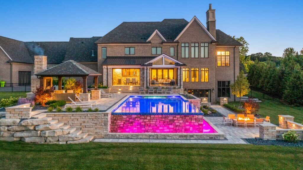 Livin On The Edge - Oakland Township, MI custom inground pool Oakland Township mi Gunite Pool Resurfacing Gunite Pool Shapes Gunite Pool Landscaping Gunite Pool Lighting Gunite Pool Accessories Gunite Pool Contractors Luxury gunite pools Michigan Landscape Design Landscape Design Services in Michigan Professional Landscape Design Michigan Michigan Landscape Architects Best Landscape Designers in Michigan Michigan Residential Landscape Design Custom Landscape Design Michigan Michigan Garden Design Landscape Planning Michigan Patio designs detroit mi Patio company Outdoor living contractor oak Backyard pool ideas detroit Landscape lighting Oakland twp mi Custom pool and spa builders near me Patio companies