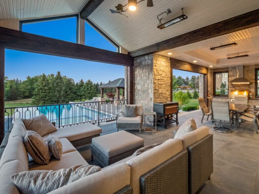 Livin On The Edge - Oakland Township, MI shade structures in Michigan Michigan shade solutions Outdoor shade Michigan Shade canopy Michigan Detroit shade structures Grand Rapids outdoor shading Ann Arbor shade canopies Pool House Designs Pool House Plans Custom Pool House Construction Pool House Ideas Patio designs detroit mi Patio company Outdoor living contractor oak Backyard pool ideas detroit Landscape lighting Oakland twp mi Custom pool and spa builders near me Patio companies