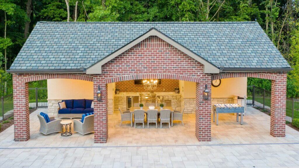 Executive Sweet - Oakland Township, MI Pool House Designs Pool House Plans Custom Pool House Construction Pool House Ideas Pool House Interior Pool House Decor