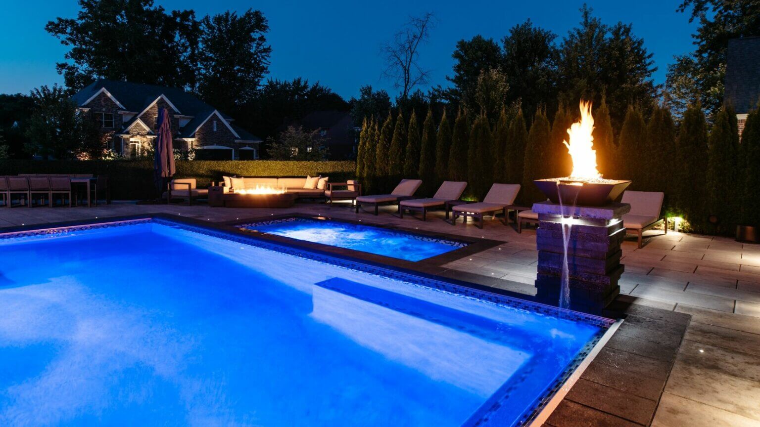 It's Lit - Troy, MI gunite pool & wide spa Troy, MI Outdoor fireplace se michigan Hardscape oakland twp mi Landscape design se michigan Outdoor kitchen se michigan backyard patio design oakland twp Custom inground pool Outdoor kitchens detroit mi Swim spas in southeast michigan Outdoor living space with custom pool and spa Outdoor Fire Features Fire Pit Designs Fire Feature Ideas Gas Fire Pits Outdoor Fireplaces Fire Pit Installation Custom Fire Features Backyard Fire Features Fire Pit Safety Fire Feature Accessories Fire Feature Landscaping Fire Feature Inspiration Michigan Landscape Design Landscape Design Services in Michigan Professional Landscape Design Michigan Michigan Landscape Architects Best Landscape Designers in Michigan Michigan Residential Landscape Design Custom Landscape Design Michigan Michigan Garden Design Landscape Planning Michigan