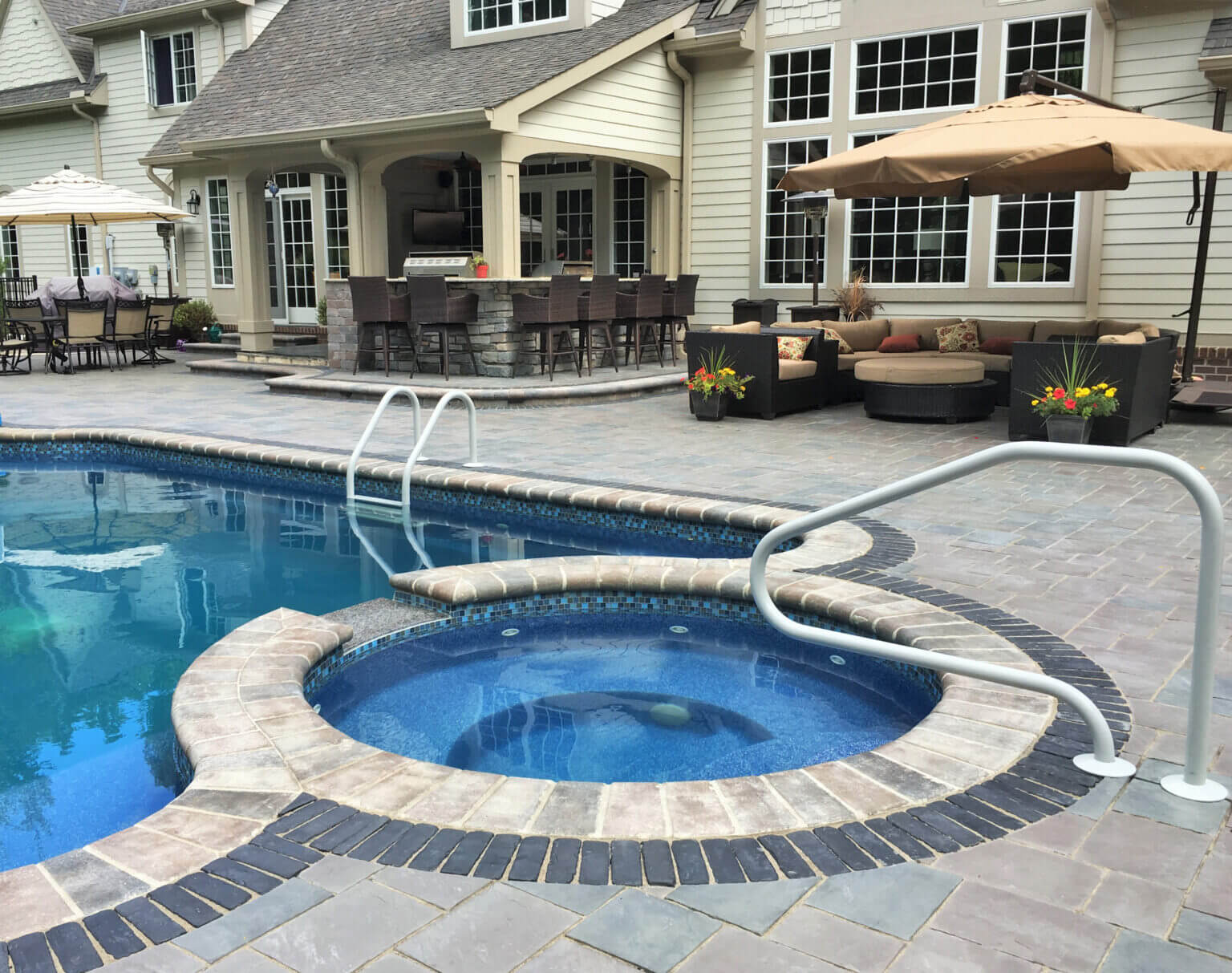 masonry cultured stone outdoor kitchen outdoor kitchen oakland twp mi Michigan Landscape Design Landscape Design Services in Michigan Professional Landscape Design Michigan Michigan Landscape Architects Best Landscape Designers in Michigan