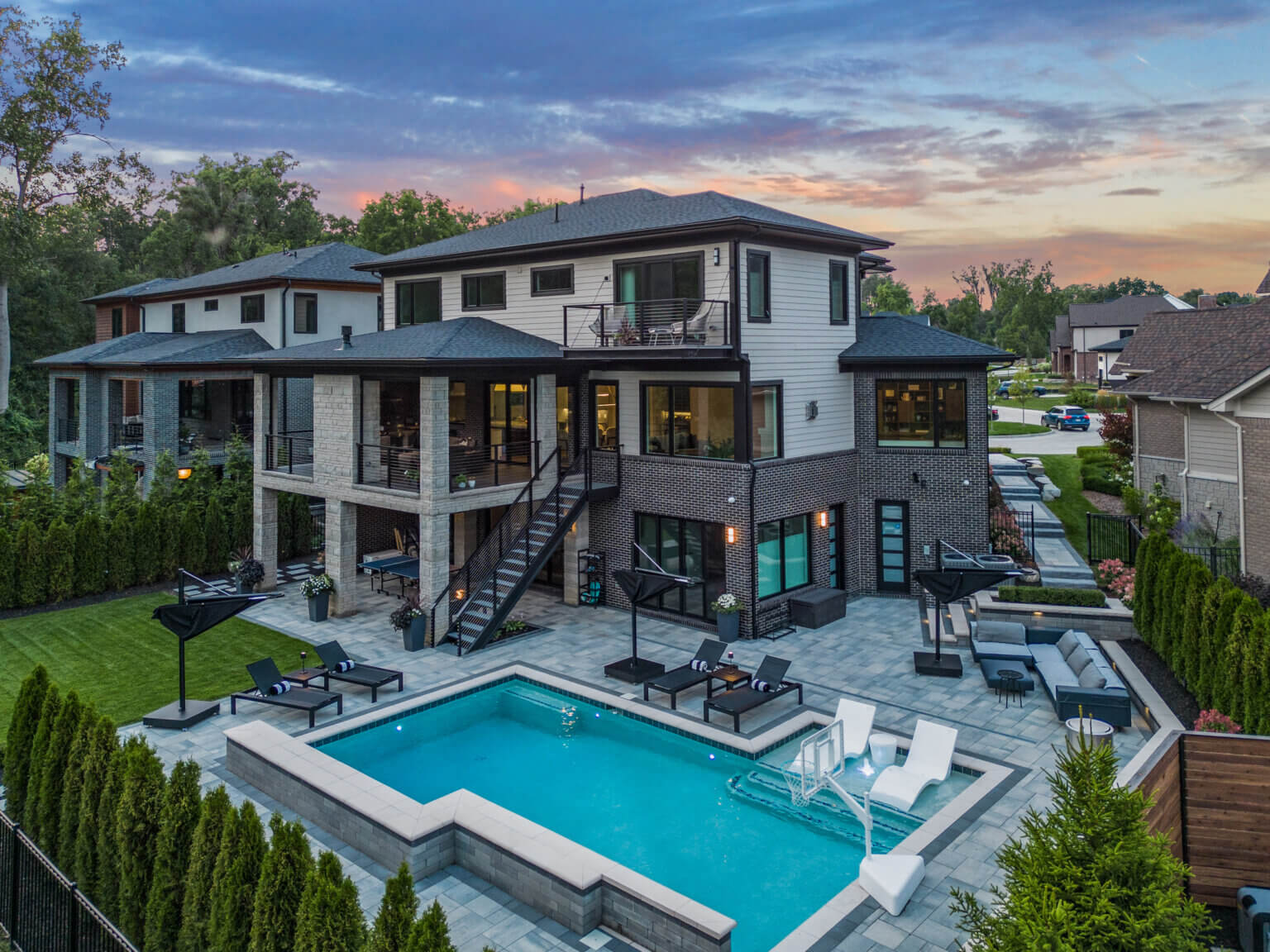 Clean & Pristine - Rochester Hills, MI Michigan pool installers custom backyard pool michigan Custom backyard pool spa Custom pool company michigan Gunite inground pool Custom inground pools Backyard pool ideas detroit Gunite Pool Construction Custom Gunite Pool Designs Gunite Pool Installation Gunite Pool vs. Vinyl Pool Gunite Pool Benefits Gunite Pool Cost Gunite Pool Maintenance Gunite Pool Repair Gunite Pool Finishes Unilock contractor michigan