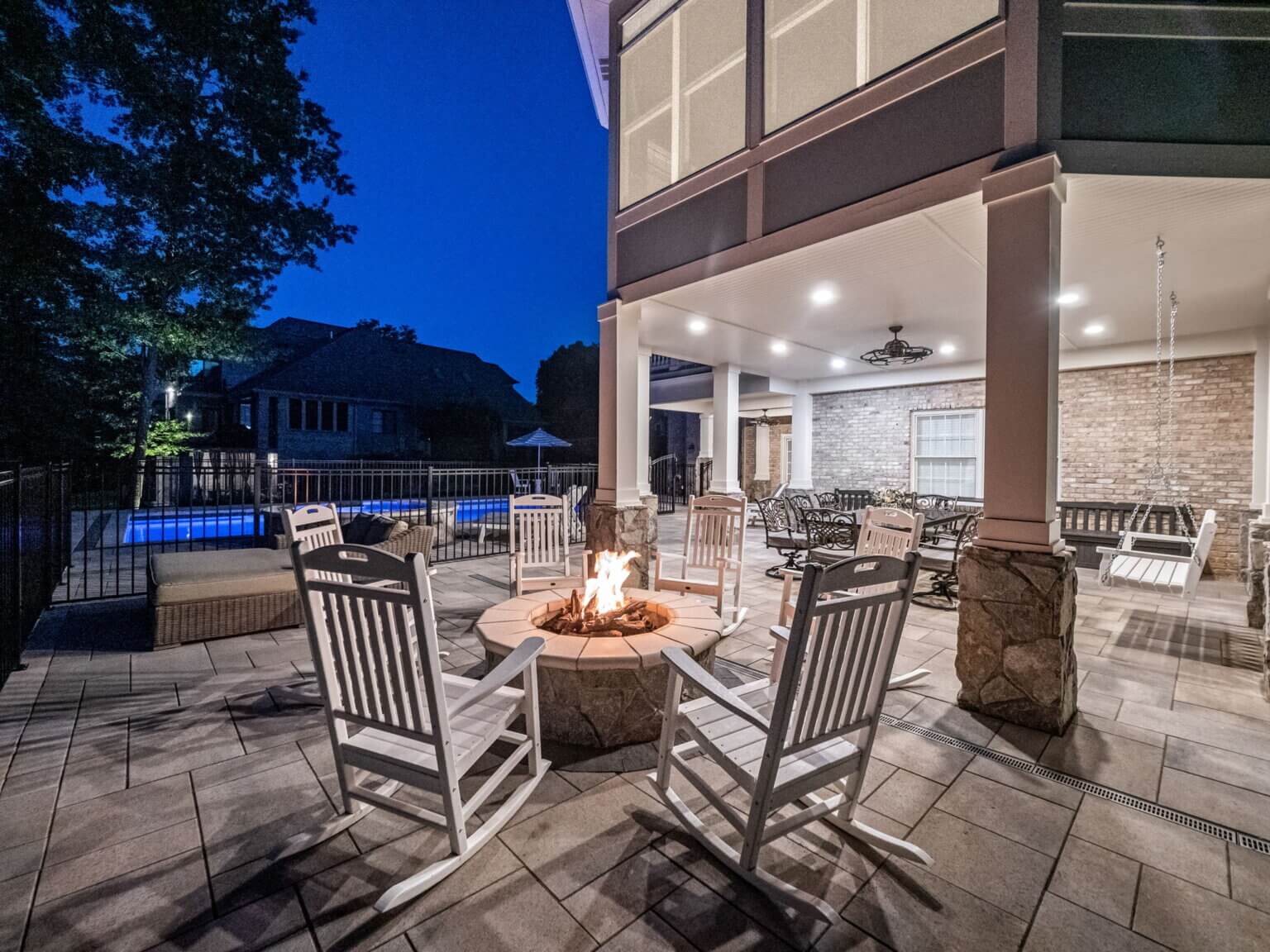 Custom inground pools Backyard pool ideas detroit Outdoor living contractor oak Outdoor Fire Features Fire Pit Designs Fire Feature Ideas Gas Fire Pits Outdoor Fireplaces