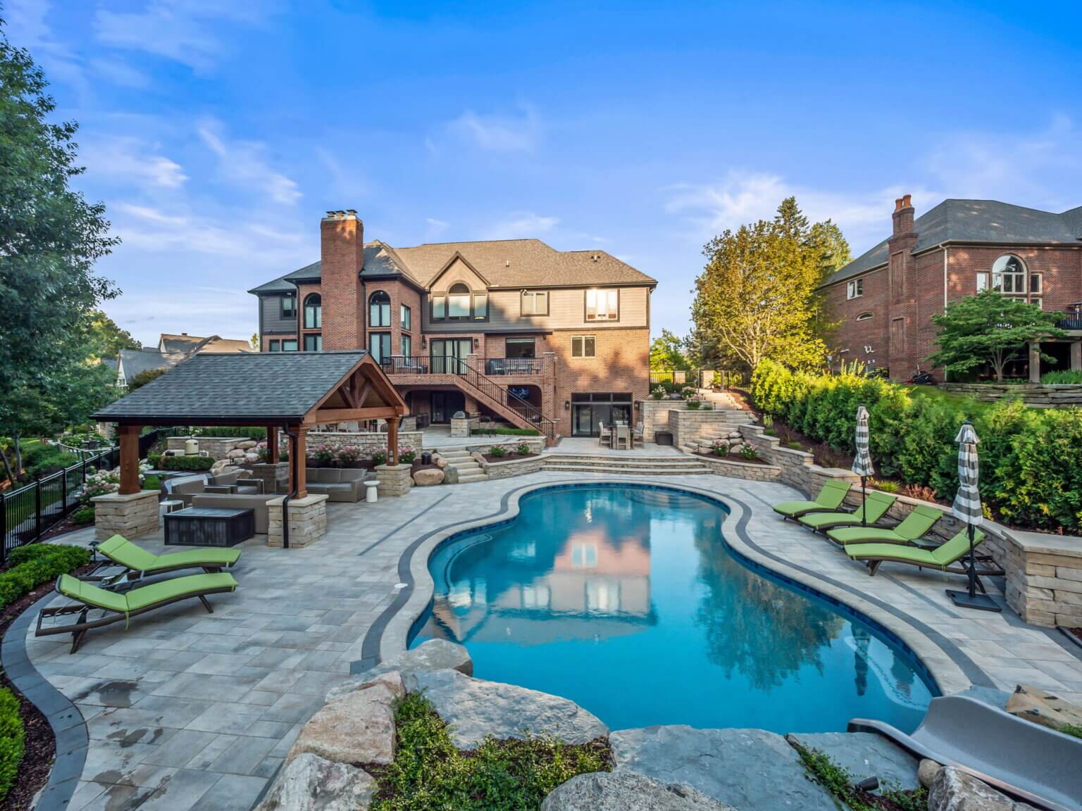 landscaping & construction pool and landscape contractors lawn landscaping near me patio and landscaping companies near me landscape installation companies near me land scaping near me landscaping and pool installation patio landscaping companies near me Custom inground pools Backyard pool ideas detroit Outdoor living contractor oak Gunite Pool Construction Custom Gunite Pool Designs Gunite Pool Installation