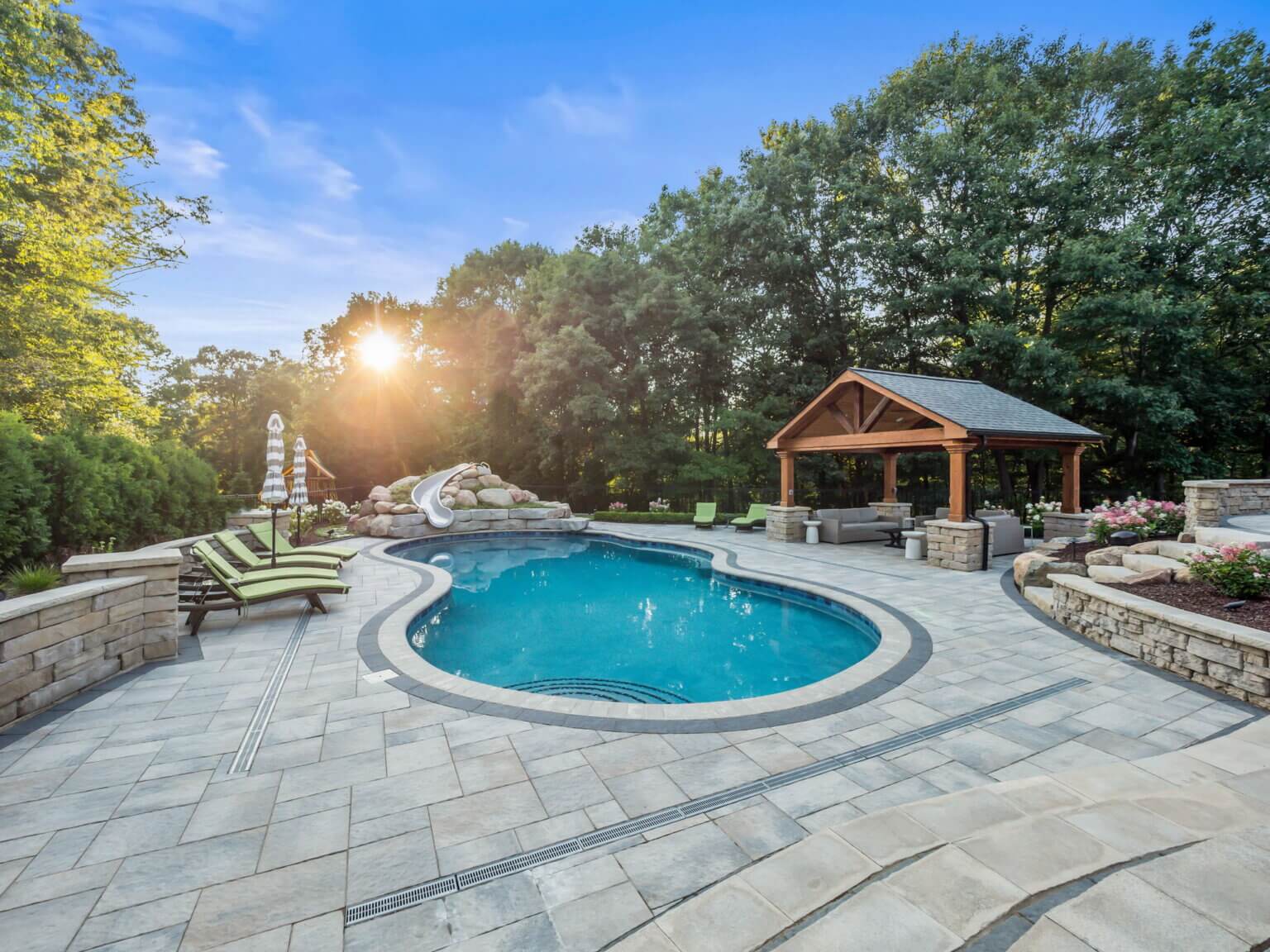 swimming pool landscaping landscaping service swimming pool landscape design garden construction landscape paving landscape masonry pool and landscaping fire pit landscaping outdoor landscape garden landscapers near me best backyard pool oakland mi Pool installers in goodison mi
